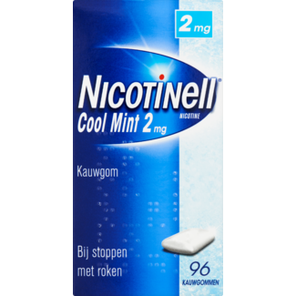 Nicotinell Nicotinell Gomme à mâcher Cool Mint 2 mg 96 pièces