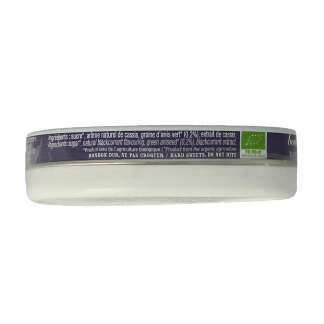 Anis de Flavigny Pastillas de anís cassis bio 50 Gramos