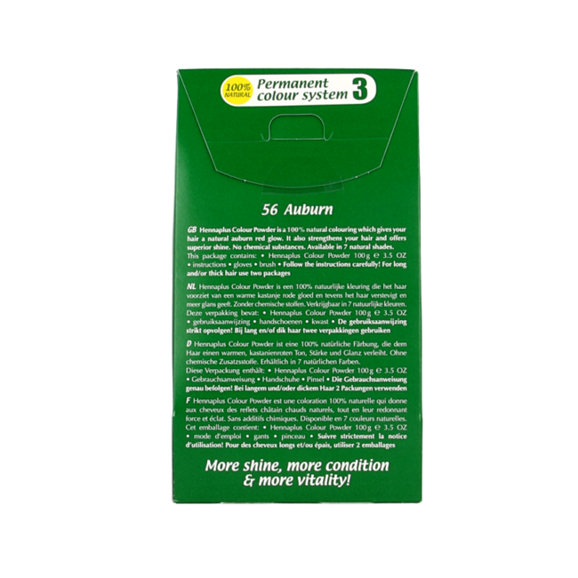 Henna Plus Colour Powder 56 Auburn 100 g