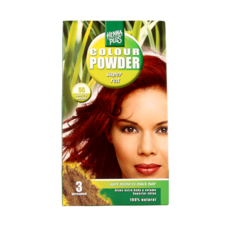Henna Plus Henna Plus Colour powder 55 super czerwony 100 Gram