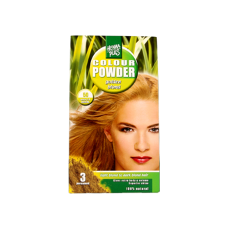 Henna Plus Polvo colorante 50 rubio dorado 100 gramos