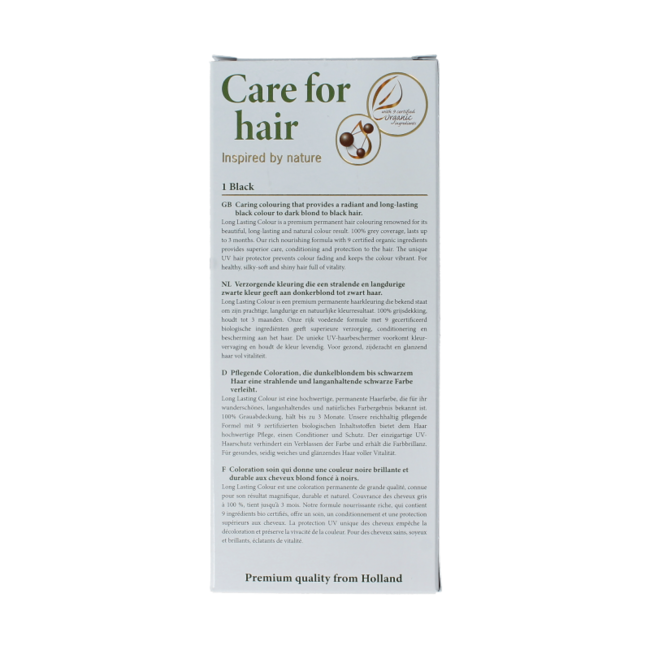 Hairwonder Long lasting colour 1 Schwarz 100 ml