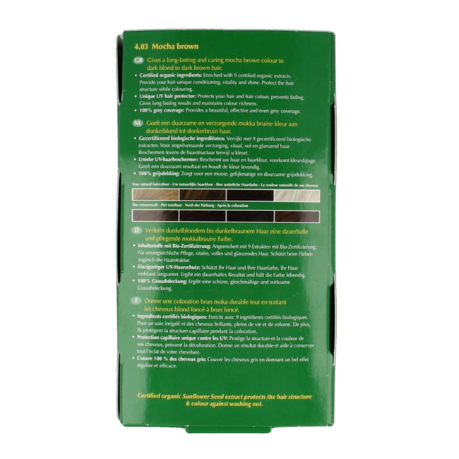 Henna Plus Long Lasting Colour 4.03 Mocha Brown 100ml