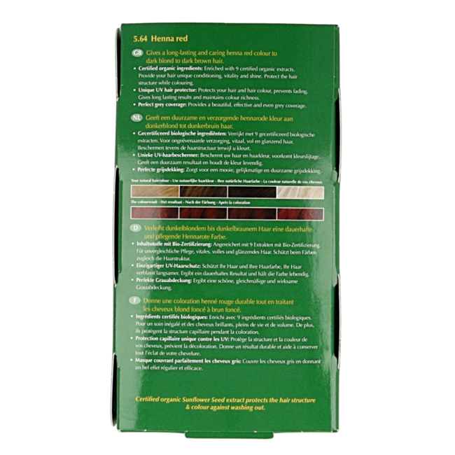 Henna Plus Long Lasting Colour 5.64 rojo henna 100 ml
