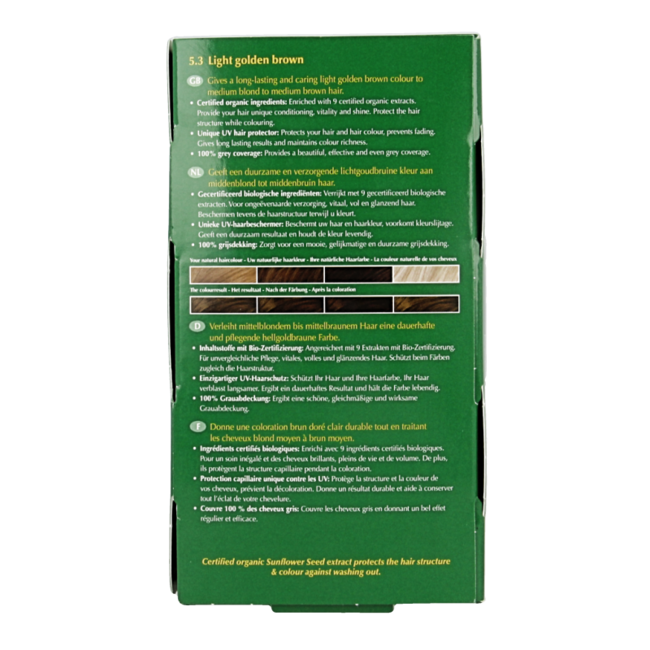 Henna Plus Long Lasting Colour 5.3 castaño dorado 100 ml