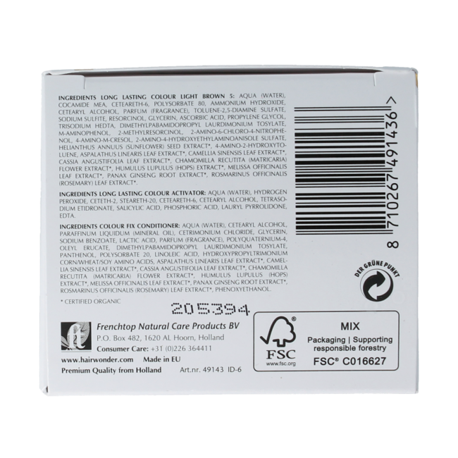 Henna Plus Long Lasting Colour 5 Hellbraun 100 Milliliter