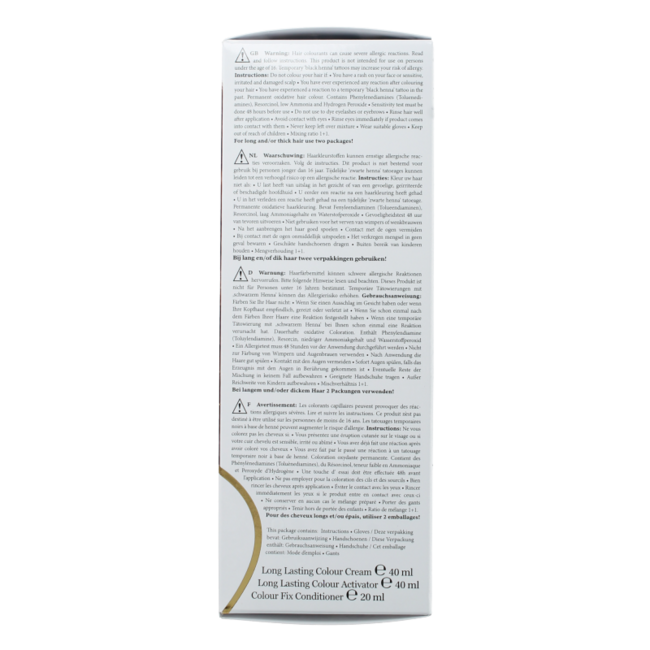 Henna Plus Tinta a lunga durata 6.45 mogano rame 100 Millilitri