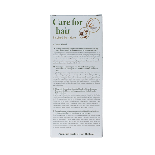Long lasting colour 6 dark blond 100 Millilitres
