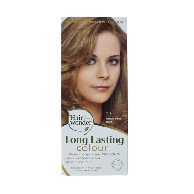 Henna Plus Colore a lunga durata 7.3 biondo dorato medio 100 Millilitri