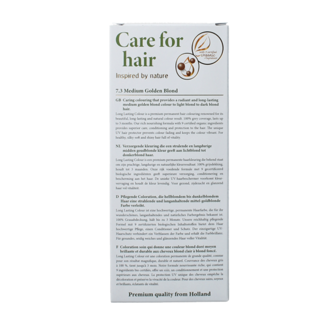 Henna Plus Long lasting colour 7.3 medium golden blond 100 Milliliter