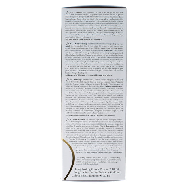 Tinta a Lunga Durata 7 Biondo Medio 100 Millilitri