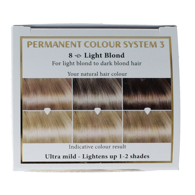 Henna Plus Couleur longue durée 8 blond clair 100 Millilitres