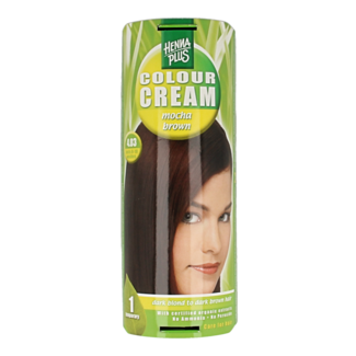 Henna Plus Krem koloryzujący Henna Plus 4.03 mokka brąz 60 mililitrów