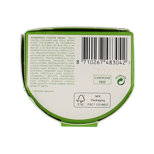 Henna Plus Colour cream 4.56 auburn 60 Millilitres
