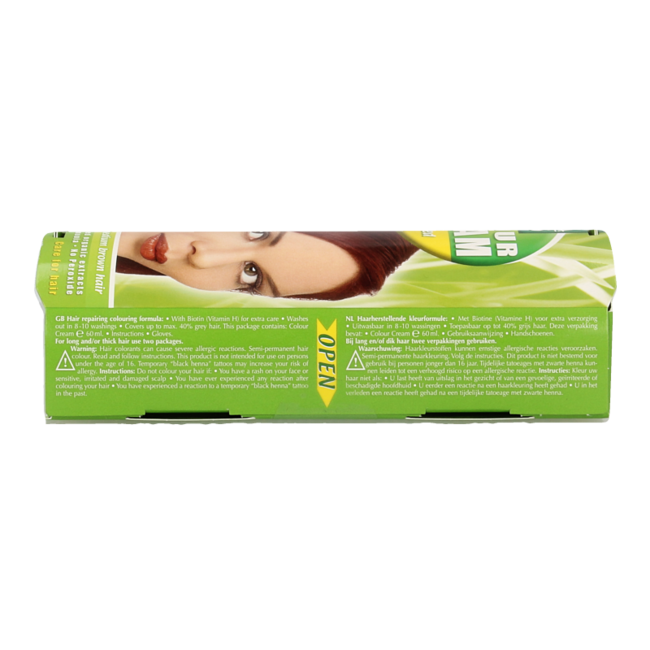 Henna Plus Colour cream 5.6 warm red 60 Millilitres
