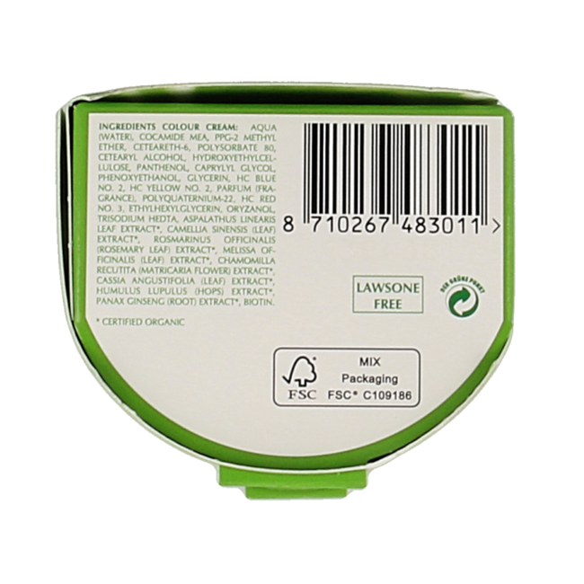 Henna Plus Crema Colorante 6.35 Nocciola 60 Millilitri