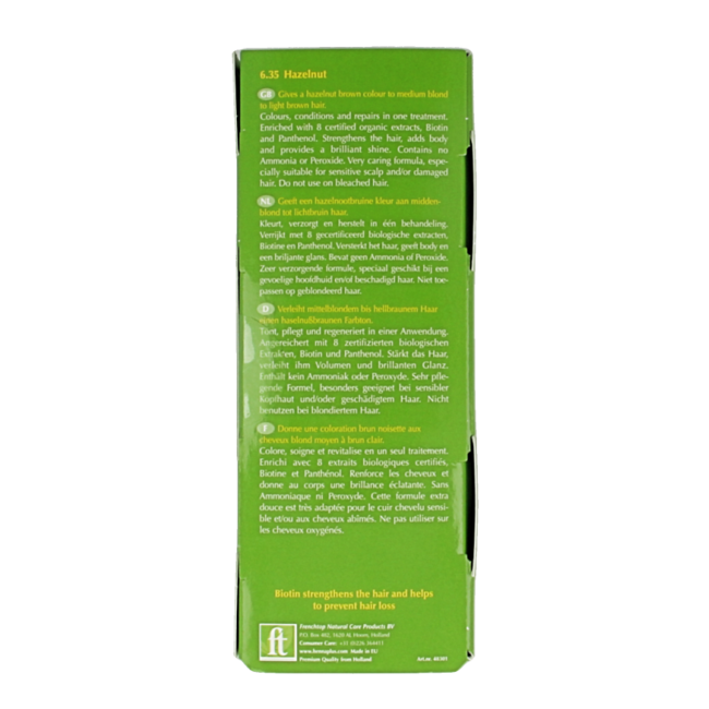 Henna Plus Colour Cream 6.35 Hazelnut 60 Millilitre