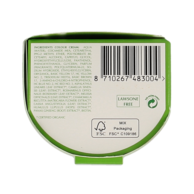 Henna Plus Colour Cream 8.3 Gold Blonde 60ml