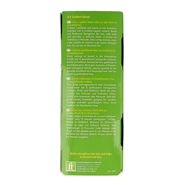 Henna Plus Colour cream 8.3 gold blond 60 Milliliter