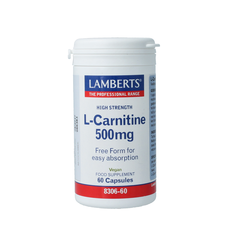 Lamberts L-Carnitina 500mg - Energia e Concentrazione