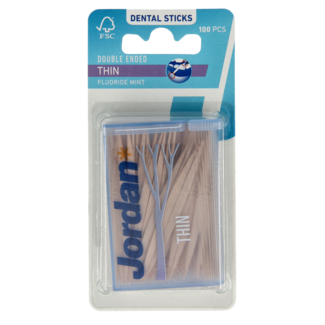 Jordan Jordan Toothpicks thin mint 100 Pieces