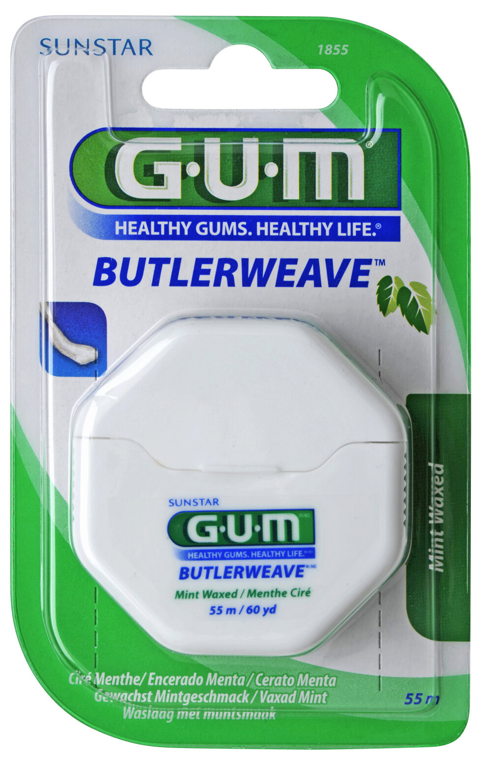 GUM Butlerweave encerado menta 55 metros 1 unidad
