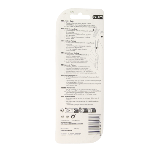 Spazzolino per Protesi GUM 1 Pezzo