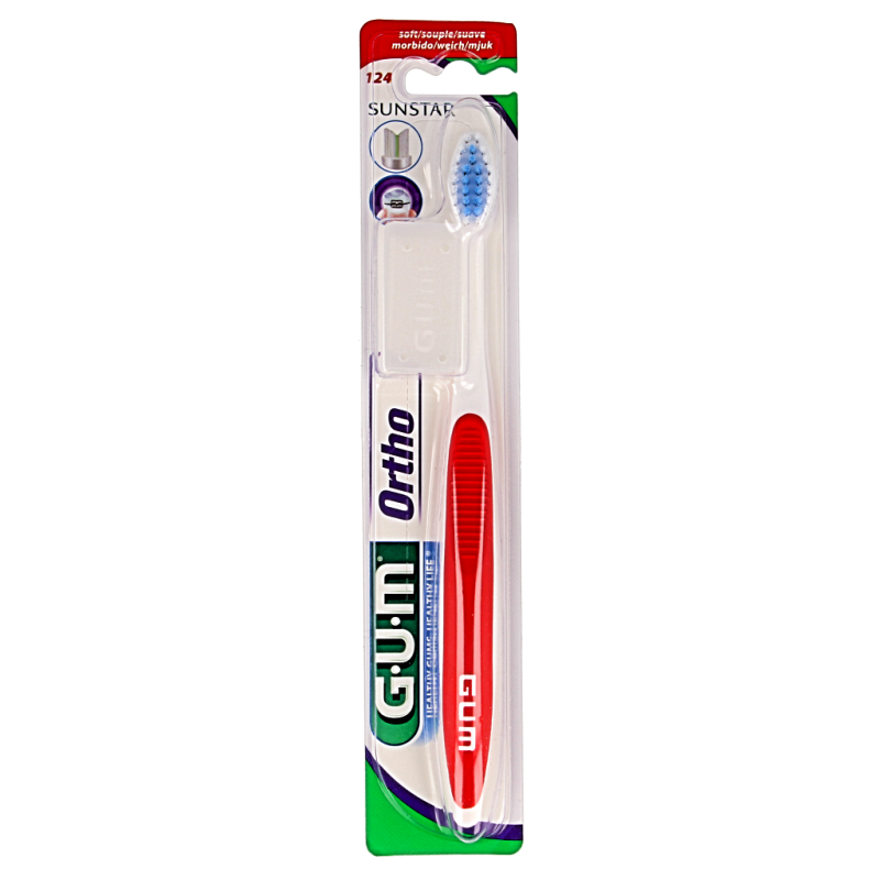 GUM Cepillo de dientes ortodóncico GUM 1 unidad