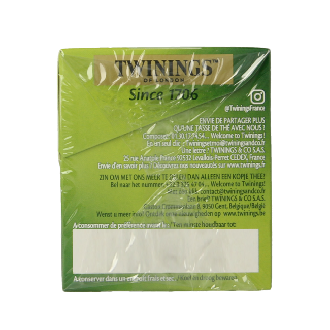 Twinings Green Earl Grey 25 bolsitas