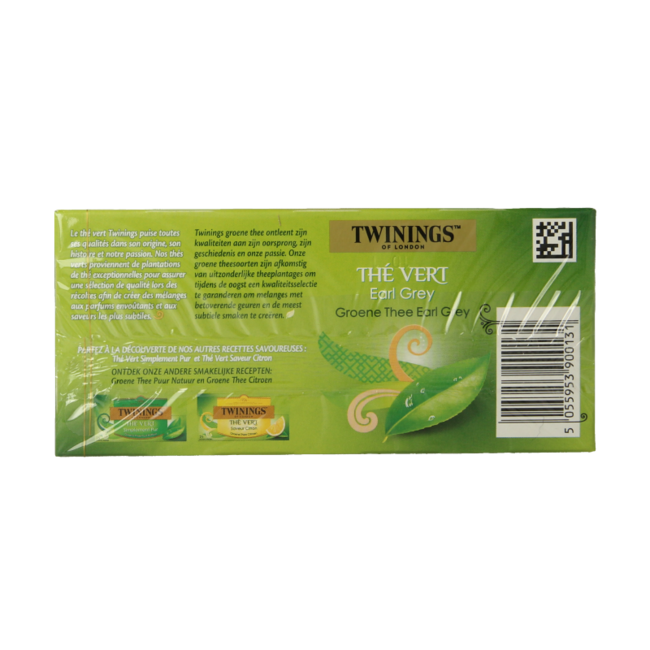 Twinings Té Verde Earl Grey 25 Bolsitas