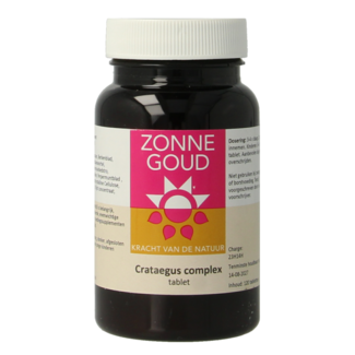 Zonnegoud Complejo de Crataegus Zonnegoud 120 Tabletten