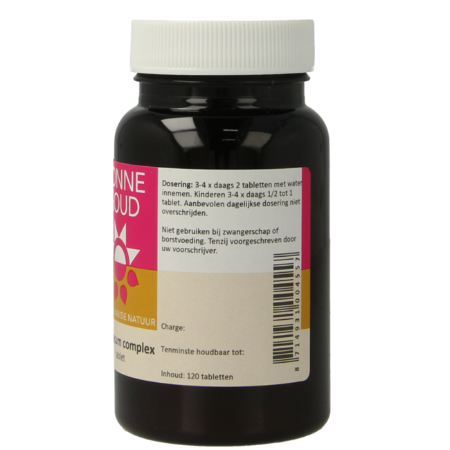 Zonnegoud Taraxacum complex 120 Tabletek