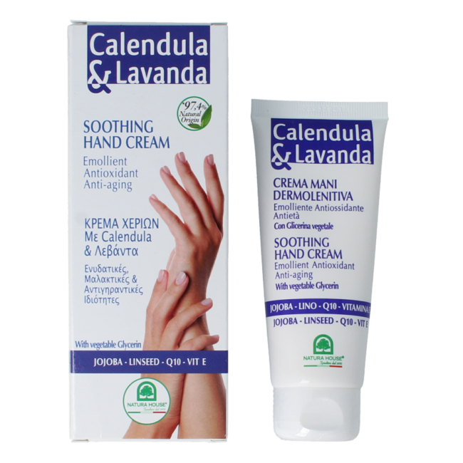 Crema Mani Natura House Calendula e Lavanda 75 Millilitri