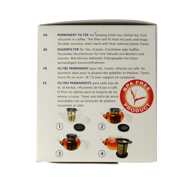 Simon Levelt Permanent Tea Filter Size L 1 Piece
