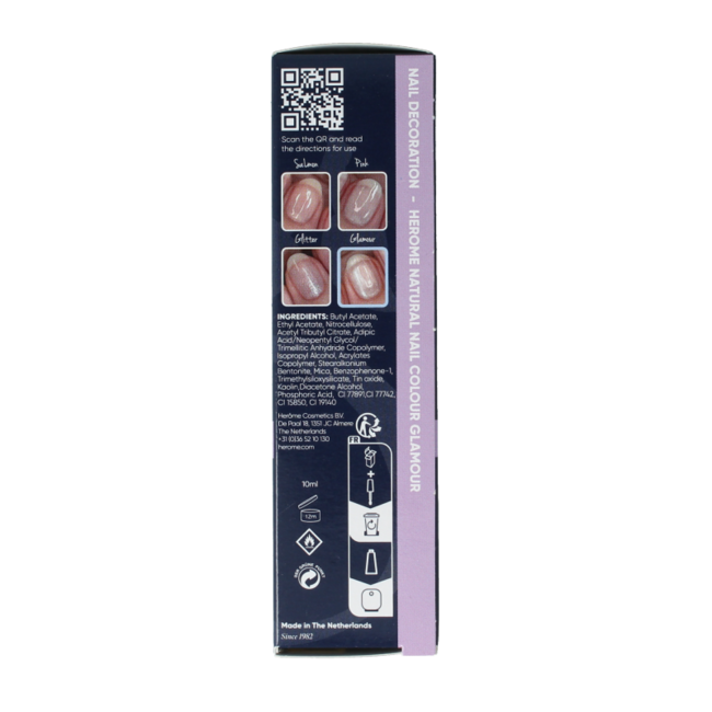 Herome Natural nail colour glamour 10 Millilitres