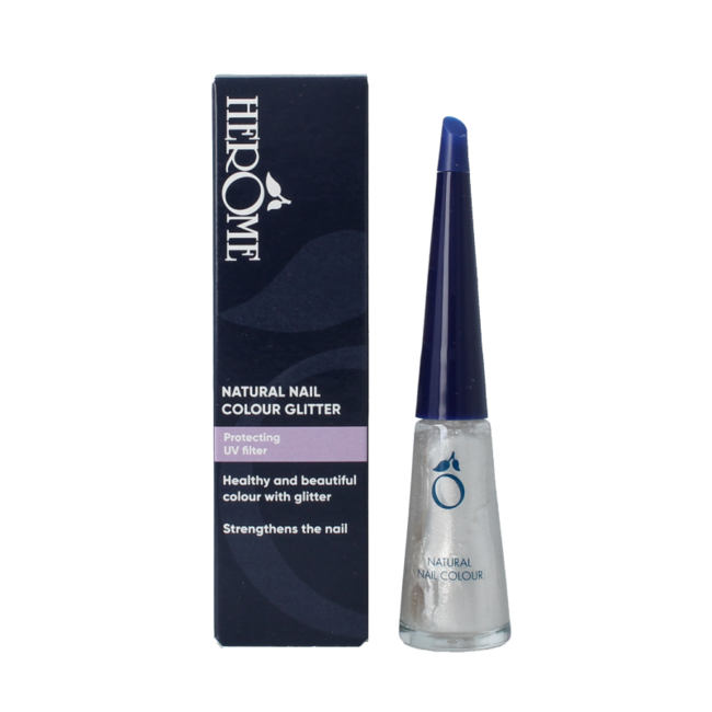 Herome Natural nail colour glitter 10 Millilitres