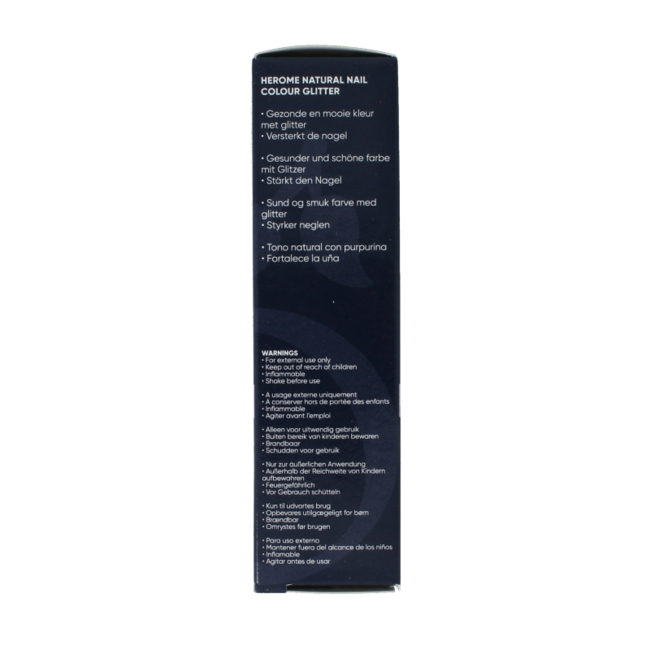 Herome Natural nail colour glitter 10ml