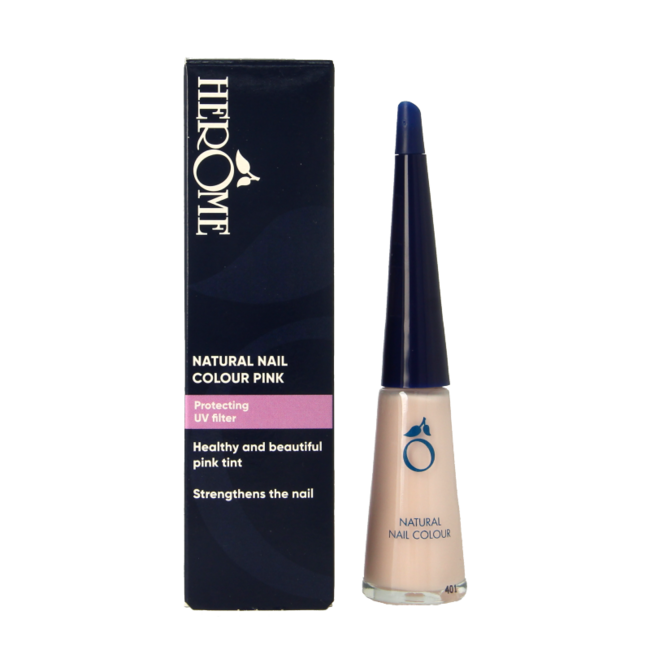 Herome Natural nail colour pink 10 Millilitres