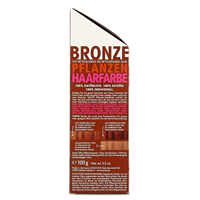 Sante Hair Colour Bronze Brown BDIH 100g