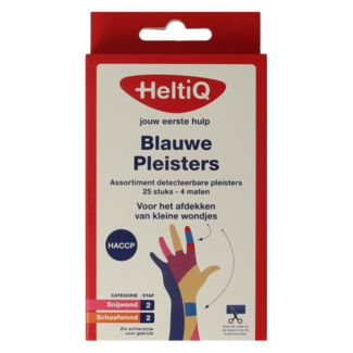 Heltiq Heltiq Detecteerbare pleisters blauw 26 Stuks