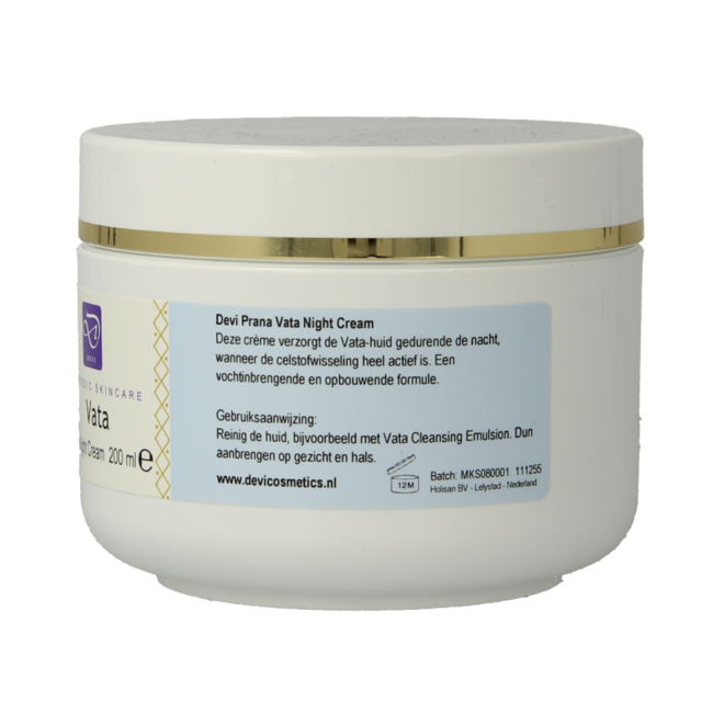 Crema de noche Holisan Vata Devi 200,00 mililitros