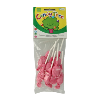 Candy Tree Ekologiczne lizaki malinowe, 7 szt.