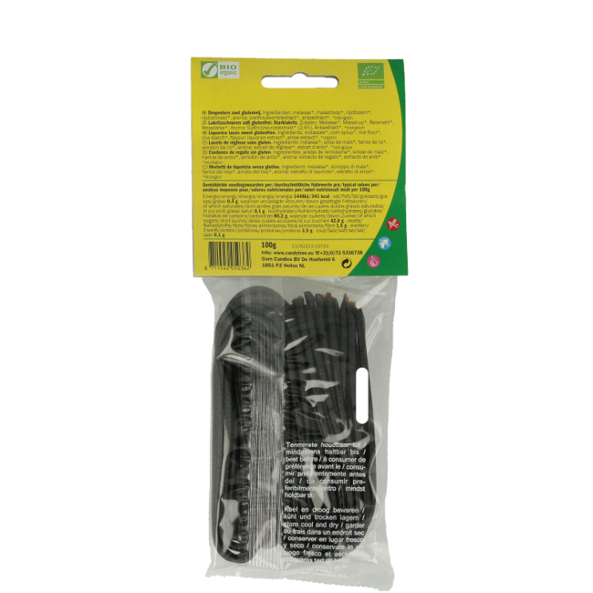 Candy Tree Organic Gluten-Free Liquorice Laces 100 Grams