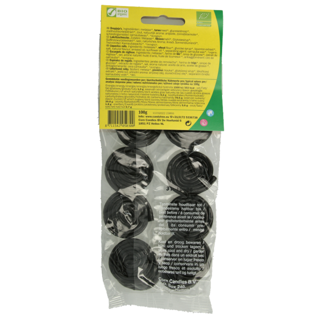 Candy Tree Organic Liquorice Wheels 100g