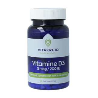 Vitakruid Vitamin D3 5 mcg / 200 IU 240 Tablets