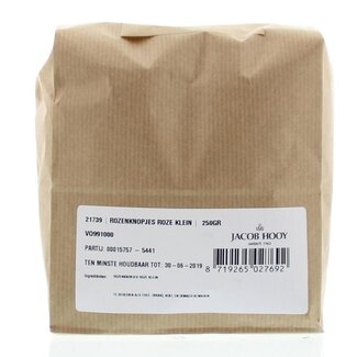 Jacob Hooy Jacob Hooy Pink Rose Buds Small 250 Gram