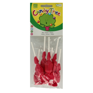 Candy Tree Candy Tree Organic Cherry Lollipops 7 Pieces