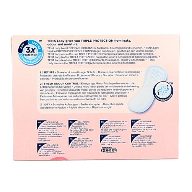 TENA Lady Mini Magic 34 pièces