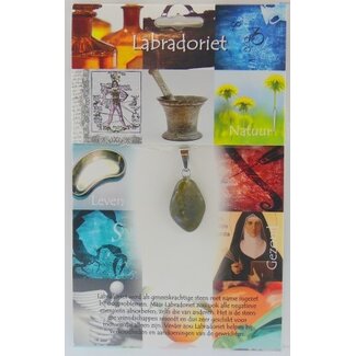 Steengoed Labradorite Health Stone Pendant 1 Piece