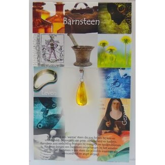 Steengoed Pendentif en ambre Steengoed pierre de santé 1 pièce